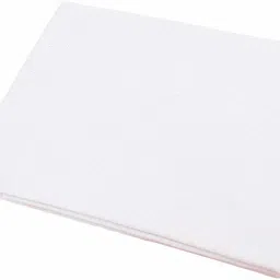 Embroidery-Matty Fabric -for Embroidery-Cross Stitch-White-1 Meter-image-1