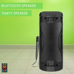 FRONY Bubble (PORTABLE BLUETOOTH PARTY SPEAKER)With Karaoke Mic & Hi Quality SoundE432 30 W Bluetooth Party Speaker-image-88