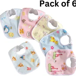 baby bib Super Soft Cotton Daily Use,Velcro bibs for baby appron-16