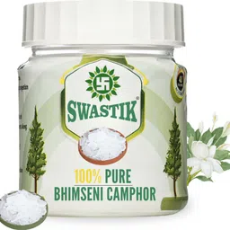 swastik 100% Natural Bhimseni Kapoor Pure Camphor Tablet for Spiritual Use Divine Aroma-picture-0