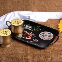 alakh Premium Plastic Serving Tray Set – Set of 3, Multipurpose Kitchen Trays Tray Serving Set image 2