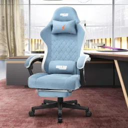 Throne Home Office Computer Chair with Full Recline Foot Rest Armrest Ergonomic Gaming Chair-26
