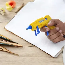 hotgluegun 30 WATT hot melt Glue Gun with ON Off Switch and LED Indicator 10 Transparent Standard Temperature Corded Glue Gun image 2