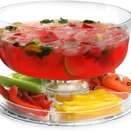 shelzi Multifunctional 3 in 1 Acrylic Round Stand with Dome Lid Cover for Party Glass Cake Server image 4