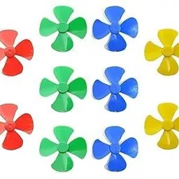padmavathi enterprises Mini Fan Plastic Dc Motor Propeller Mini Fan Blade 4 Wing Propeller Linear Motor-picture-33