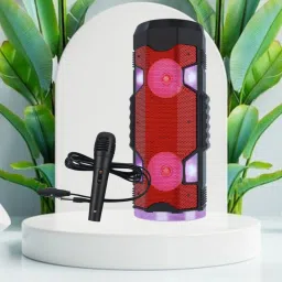 GUGGU Bluetooth Party Speaker with mic, AUX/TF Card USB, With Deep Bass Sound D390 20 W Bluetooth Party Speaker-picture-3