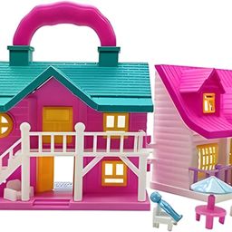 Pretty Doll House with Furniture for kids of Age 3+ Years | Best Birthday Gift-image-83