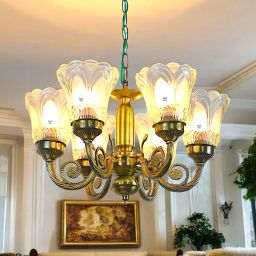 Portugese style 6 light mid century classic ceiling chandelier , No bulb Chandelier Ceiling Lamp-picture-16