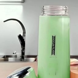 bufona Stylish Hot and Cold Leak Proof Water Insulated Bottle for School Office Use Gym 400 ml Flask image 2