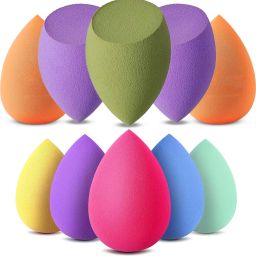 Make up Sponge Puff (Colour May Vary) -Set of 10 (BLNDR1001)-image-33