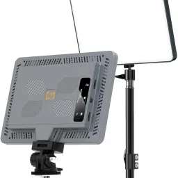 DawnRays 11" LED Video Soft Light Panel w/ Built in 4000MAh Battery for Studio Phtography 3500 lx Camera LED Light-image-80