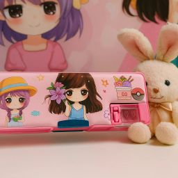 PENIL BOX girls print Art Plastic Pencil Boxes-image-21
