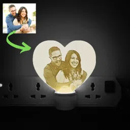 Moon Lamp With Photo Heart |Gift For Birthday, Couple, Anniversaery, Wedding Night Lamp-image-15