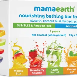 Nourishing Bathing Bar(Pack of 5: Mango Bite, Strawberry Souffle, Apple Sorbet, Blueberry Blush & Orange Bar)-image-14