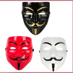High Quality Vendetta Hacker Comic Anonymous Guy Fawkes Gift Joker Party Mask-13