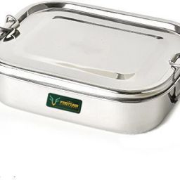 Rectangle Lunch Box/Food Pack, High Polish 1 Tier Tiffin Box for School & Office 1 Containers Lunch Box-2