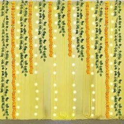 Haldi Wall Decoration Items for Marriage | Pooja Decoration Backdrop for Home-image-12