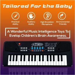 joyfun 430A2 Piano with Microphone Input, USB Power & Sound Recording Functionality Analog Portable Keyboard image 3