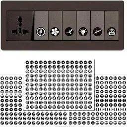 1.5 cm Switch Sticker For Electric Board Appliances Including 27 Designs Self Adhesive Sticker-image-97