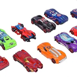 zuuluzrs Avengers4 Superhero Car, 10Pc Avengers4 Car Toy, Assorted Metal Cars For Kids-picture-7