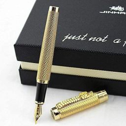Jinaho 1200 Gold Plated Premium Fountain Pen-image-2
