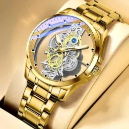 elivor Round hollow skeleton analog 2 Watch Winder-image-49