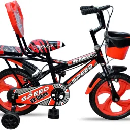 Premium Quality Double Gaddi Cycle For Kids Color-Red 14 T (inch) Road Cycle-image-18