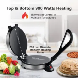 nifa tech ® Electric Automatic Machine with 900 Watts Roti/Chapati 2 years warranty ADDI9 Roti and Khakra Maker image 3