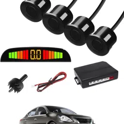 Black 4 Parking Reverse Safety Sensor For Vehicles-252 Universal Reverse Black Parking Sensor With Buzzer And LED Display-252 Parking Sensor-picture-17