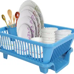 Dish Drainer Kitchen Rack Plastic Durable Kitchen Sink Dish Rack Drainer With Tray for Kitchen,Drying Rack Plastic-image-93
