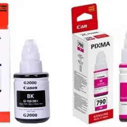 CAN PIXMA CANON PIXMA G2000 ORIGINAL ALL IN ONE INK TANK PRINTER INK GI790 MAGENTA & Black Ink Bottle-image-15