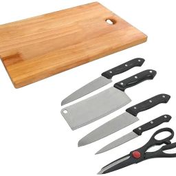 Wood, Stainless Steel Knife Set-image-45