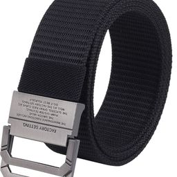 provogue Men Formal, Casual, Party, Evening Black Nylon Belt-picture-45