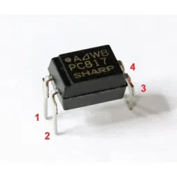 PC817 DIP-4 Transistor Output Optocoupler (Pack of 5 ICs) image 2