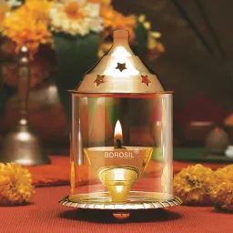 Akhand MEDIUM Brass Table Diya-image-46