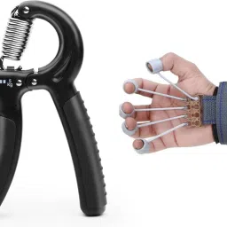 Hand Exercises Combo Of Hand Gripper With Finger Exerciser Fitness Accessory Kit Kit-image-63