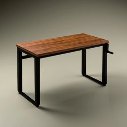 Rise Manual Height Adjustable Table|25mm Thick One Piece Top|80 KG Load Capacity Engineered Wood Study Table-18
