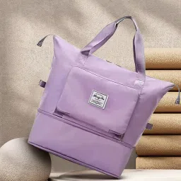 500 L Gym Duffel Bag - Nylon Travel Duffel Bag Expandable Folding Bag for Women Waterproof Luggage Bag - Multicolor-image-52