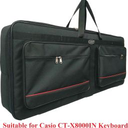 Casio CT-X8000IN Digital Keyboard Thick Padded Keyboard Bag with Shoulder Straps & Waist Belt Keyboard Bag-image-51