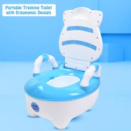 Puppy Potty Seat with Back Support and Removable Bowl Potty Seat-17