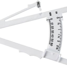 Right Gear Skin fold Caliper, Body Fat Measure Kit, Body Fat Analyzer, White Calliper Body Fat Analyzer-42