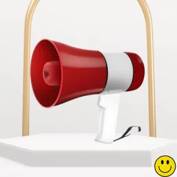 Handheld Megaphone with Siren, Microphone & Rechargeable for Outdoor EventsA483 Megaphone Portable Megaphone Siren Loudspeaker Function &Long Battery BackupY483 Outdoor PA System-picture-12