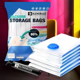 blend buzz Reusable Space Saver Vacuum 31 Storage Bags With Hand Pump Travel Storage Vacuum Bags-picture-23