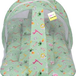Cotton Kids New Born Baby Boys & Baby Girs Bedding Mosquito Net Bed With Soft Pillow Mosquito Net-2