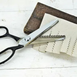 8" Inches Zig Zag Scissor for Cloth Cutting and Tailoring Work-A1 Scissors-16