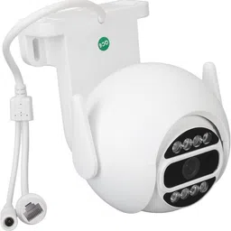 hanutech 3MP WiFi Camera with Siren, 256GB SD Card Support, Night Vision, IP66 Rated Smoke and Fire Alarm-picture-24