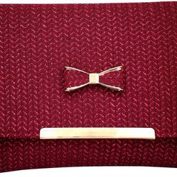 jivon Casual, Formal, Party MaroonClutch-picture-23
