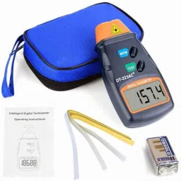 DT-2234C+ Non-Contact Digital Tachometer Laser Beam Motor RPM Speed Photo Meter Non Contact Tachometer-4