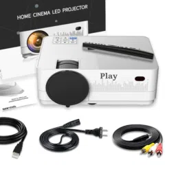 PLAY MP1 Full HD LED HDMI/AV/VGA/USB/TV Input 5000 LM Remote Controller Projector (5000 lm / Remote Controller) Projector image 5