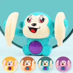 galactic Dancing & Spinning Rolling Monkey with Banana and Light & Sound Toy image 5